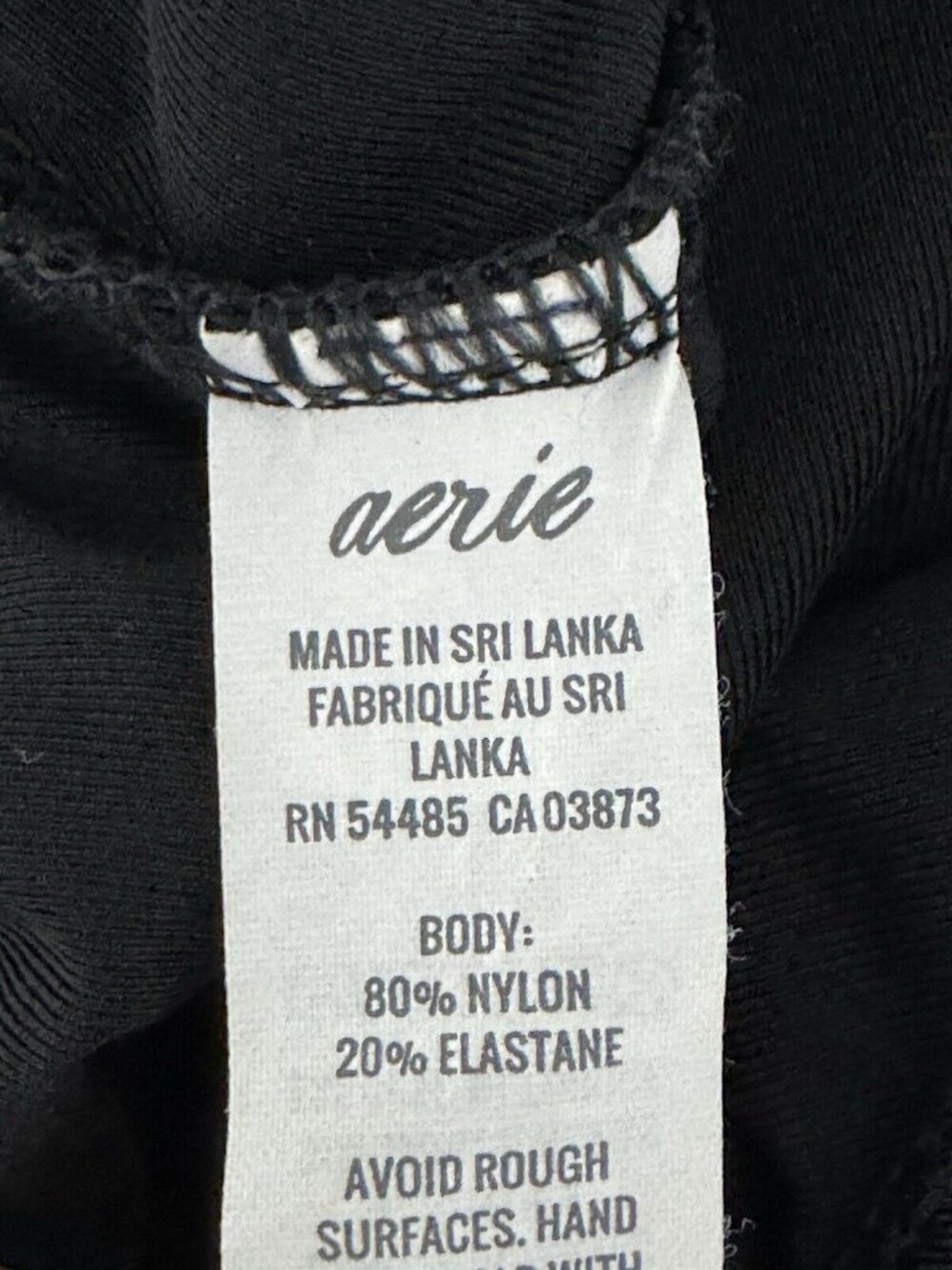 Aerie One Pice Coverage Size S Long Color Black For Women’s - Picture 4 of 4